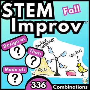 Day Before Thanksgiving Break Activity Sub Plans & Morning Work Fall STEM Improv