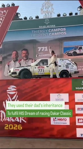 El Renault 18 Break de los hermanos Campos completó el Dakar 2026 Fuente @sbssportau | Test del Ayer