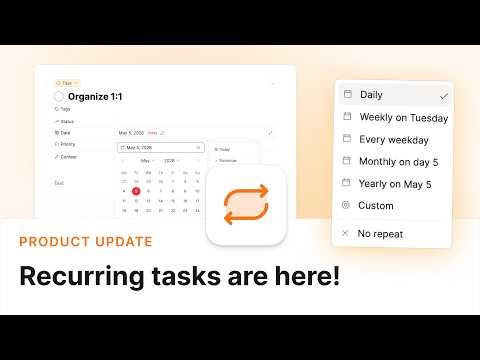 Release 64 - Recurring tasks + choose your AI model provider! 🚀