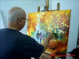 Cómo usar la espátula en óleo