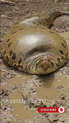 FULL BELLY! Watch This Giant Anaconda Creep Forward After a Huge Meal!