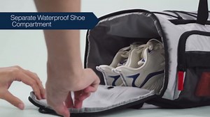 BAGSMART Gym Bag for Women & Men, Sports Travel Duffel Backpack with Shoe Compartment Laptop Compartment, Water Resistant Carry On Weekender Bag for Airplane, 35L/Black