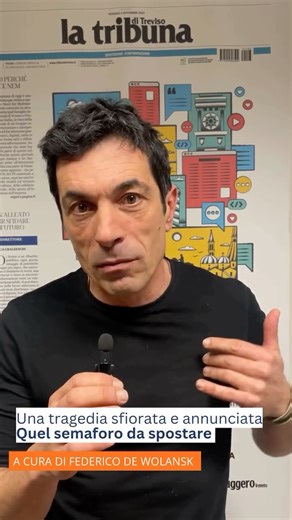 La Tribuna di Treviso on Instagram: "🔎🗞Quante volte hai attraversato con il rosso? A Treviso due giorni fa un grave incidente ha riaperto il dibattito sull’utilità del semaforo pedonale all’ingresso della città, in via Roma. Lì pochissimi rispettano il segnale mettendo a rischio sé e la circolazine dei bus. Anche gli autisti oggi incalzano: spostate quel semaforo. Ce ne parla Federico de Wolanski. 📍T-Short è un format della tribuna per raccontarvi un fatto, ogni giorno, in meno di un minuto e