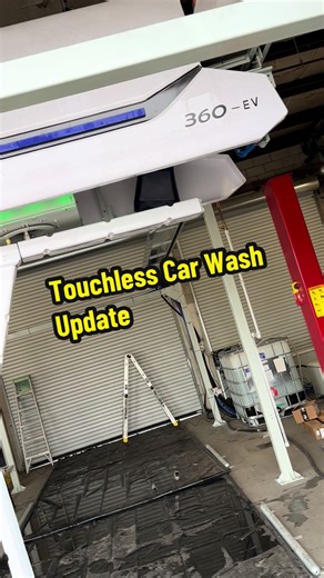 Touchless Car Wash update! Power is on and waiting to do testing with tech support & our test run cars. Stay tuned. #fyp #pov #detailing #touchlesscarwash #carwash @Mikey
