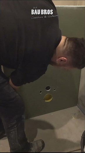 WC-Vorwandelement mit Gipskarton verkleiden - Dieser Heimwerker saniert sein ganzes Bad selbst!