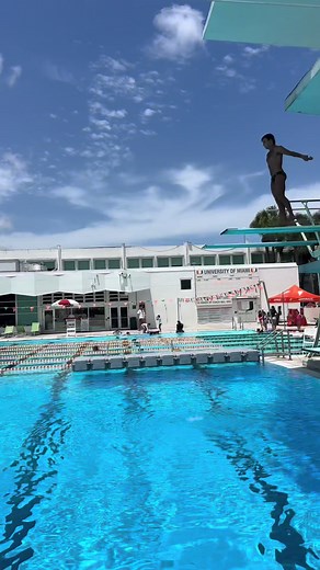 Springboard Diving Training at the University of Miami