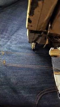 installed zipper on jeans #tipspraktis #sewing