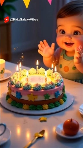 Happy Birthday Song for Kids 🎉 | Cute Animated Cartoon Birthday Party Song | New Birthday Song