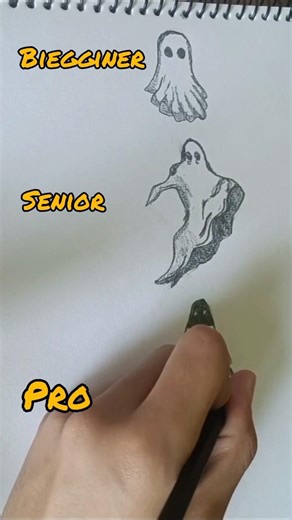 How to draw a ghost🎃#shortsfeed #ghost #drawing #dazzlingBahir