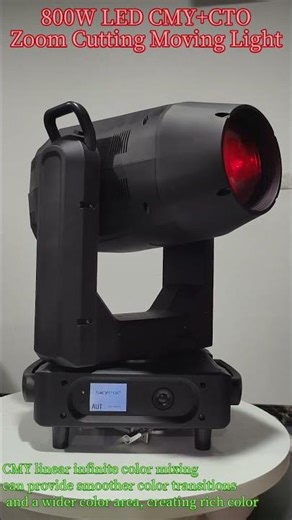 800w LED CMY+CTO Cutting Zoom Moving Head Light