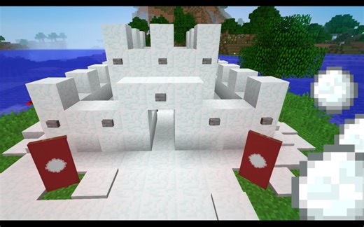 【MagmaMusen】Minecraft：如何制作雪城堡