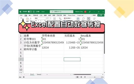 Excel禁用数字自动转化为科学计数