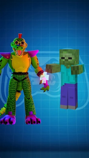 FNaF Ar Edit | Monty + Zombie | Anime Security Breach Animatronics Edit #shorts #edit