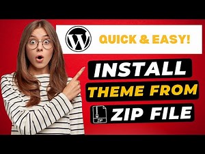 How To Install WordPress Theme From .Zip File 🔥 (FAST & Easy!)