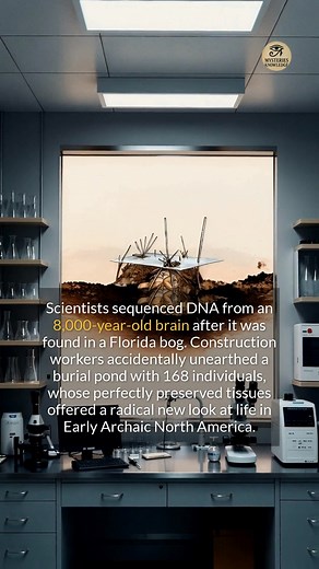 57K views · 251 reactions | Scientists sequenced DNA from an 8,000-year-old brain found perfectly preserved in a Florida bog. #archaeology #historyfacts #ancienthistory #discovery | Mysteries Knowledge | Facebook