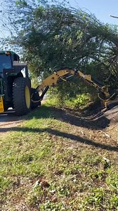 67K views · 812 reactions | #mowing #tractor #johndeere #alamo #boommower #forestry #mulching #yardwork #fyp #deere #sunny #blueskys #rightofway | Farmer UK | Facebook