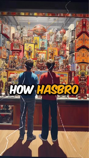 How Hasbro was Created?!⚡️ Beginning as textile remnant company! #history #facts #technology #trending