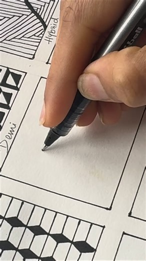 Zentangle on Instagram: "✨ Zentangle Pattern for Calm & Creative Flow ✨ Slow down, breathe, and enjoy this relaxing Zentangle pattern 🖋️🌀 Perfect for beginners, daily practice, mandala filling, and mindful art sessions 💗 🛍️ Buy these Zentangle patterns on Etsy 📚 Study step-by-step practice sheets on Patreon 📖 Get the complete step-by-step Zentangle book on Amazon 🎥 Watch the full drawing process on YouTube 🎁 FREE Zentangle workbooks available — link in bio If you love mindful drawing, th