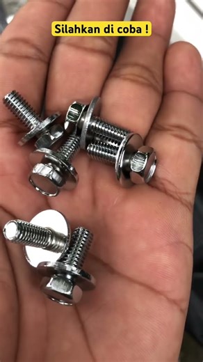 Pasang baut stenless crome jadi terlihat lebih elegant 👍 silahkan di coba !!