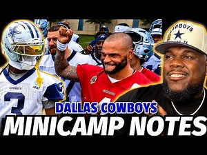 Cowboys Minicamp Notes: Dak Prescott injury update || Players Flash & Free Agent workouts (Rb, Lb)