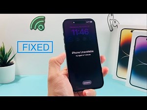 iPhone Unavailable on Lock Screen (FIXED)