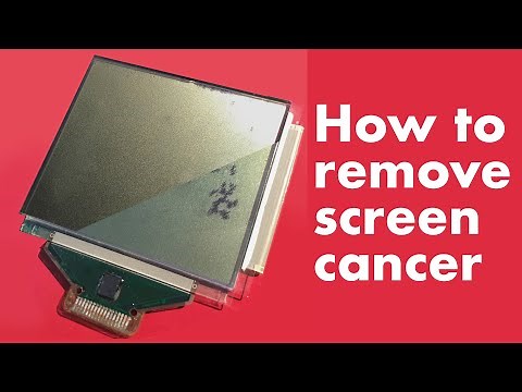 How to Remove or Fix Dead Pixels or Screen Cancer on a Gameboy Pocket