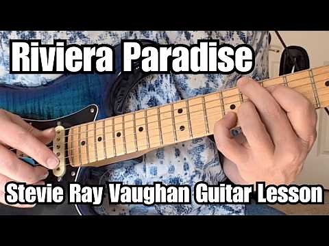RIVIERA PARADISE Guitar Lesson STEVIE RAY VAUGHAN w/ Tabs
