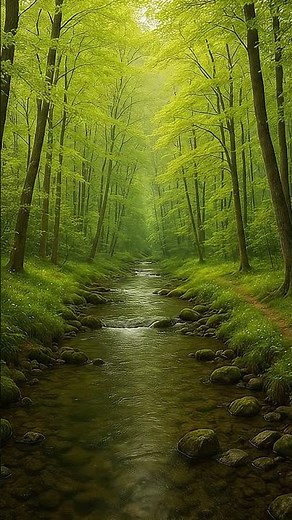 Forest River ASMR | Relaxing Nature Sounds with Birds & Flowing Water