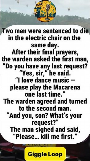 The Final Request: When One Song Ends It All#funny #joke #humor