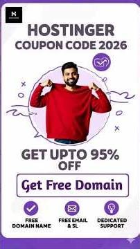 Hostinger Coupon Code 2026 | Hostinger Promo Codes 2026 | Coupon Code For Hostinger