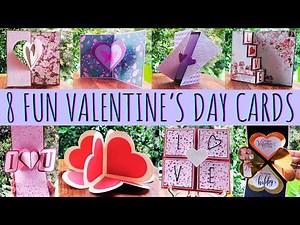 8 Fun DIY Valentine’s Day Cards | Pop-Up, Interactive Cards | Watch Me Create