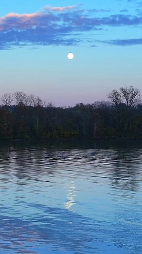 The Beaver Supermoon Moon rose over the Ohio River — calm, steady, and full of quiet power. Some beauty doesn’t need words. 🌕 #BeaverSupermoon #OhioRiver #DroneView #nightlife #Ohio #CheshireOhio | Breen's Lens