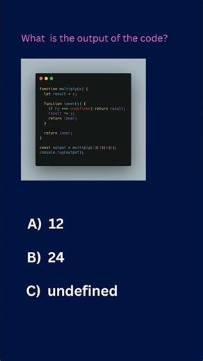 Tricky Javascript interview question #codingchallenge #shorts #trending #viral