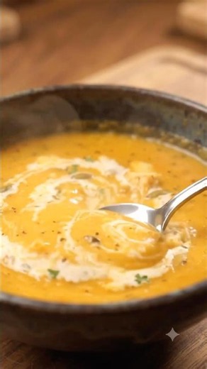 Creamy Vegan Red Lentil Soup with Coconut Milk | One Pot🎃🍜