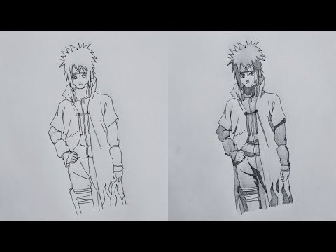 How to Draw Minato Namikaze | Step-by-Step Naruto Shippuden Art Tutorial