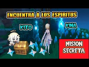 KITO Y KINA / ENCUENTRA A LOS ESPIRITUS DE LA ISLA TSURUMI / GUIA PASO A PASO / GENSHIN IMPACT
