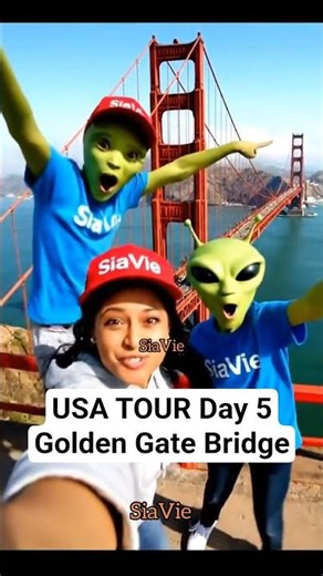 Aliens in San Francisco?! 👽 USA TOUR Day 5 #shorts #travel #vlog
