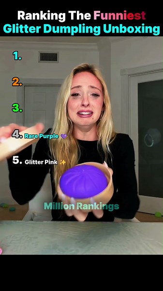 Ranking Glitter Dumpling Unboxing Moments ✨ #shorts