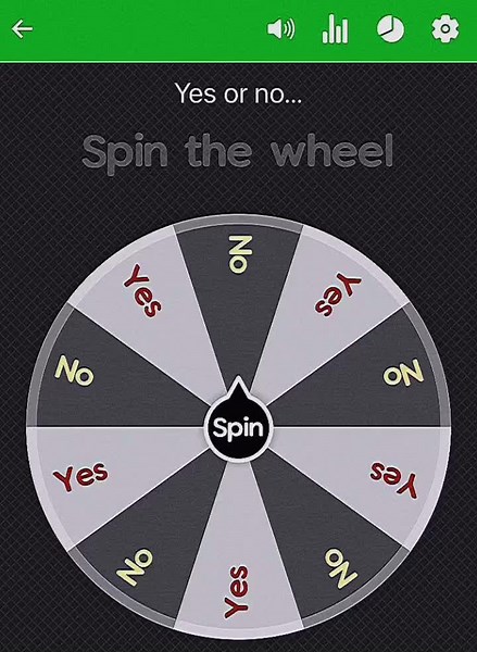 Spin the Wheel Yes or No - Answer Questions!