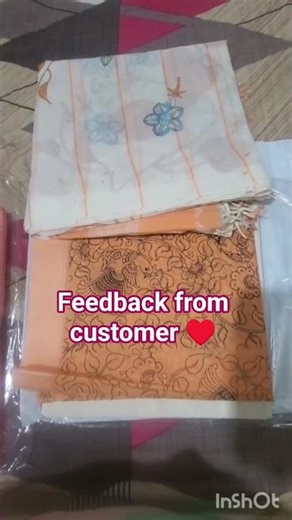 feedback from customer ♥️ thank you for your lovely feedback ramadevi garu#managalagiridressmaterial