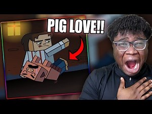WHAT ARE YOU DOING TO THAT PIG! | SmashBits Animations: Minecraft Story Mode Reaction!