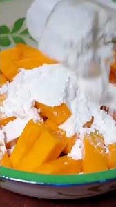 masakan rumahan,cara masak labu goreng saus telur asin,terasa renyah empuk&aroma telur asin yg harum