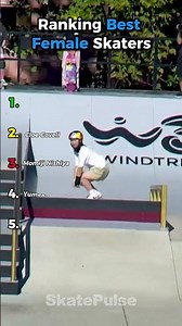 Ranking Best Female Skaters #skateboarding #skating #skate