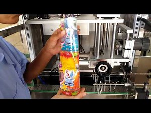 How to operate sleeve label applicator machine tutorial