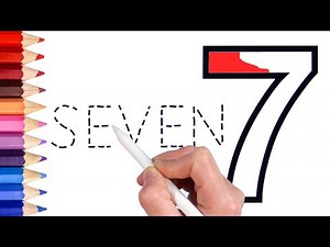 Drawing For Kids Coloring | Find the number hidden in Mad Matter | Simple Color