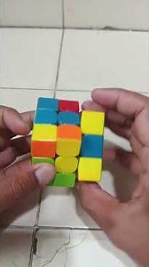 example solved cube metode CFOP #pll #rubikscube #rubik #rubiks #cubing #puzzle #easyoll #f2l