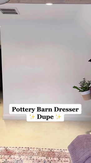 DIY Pottery Barn Dresser Dupe - Affordable Home Decor