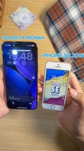 iPhone SE 2016 vs iPhone 14 Pro Max #iphome8plus