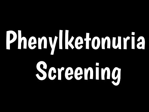 Phenylketonuria Screening | PKU Screening | Guthrie Test | Newborn Screening |