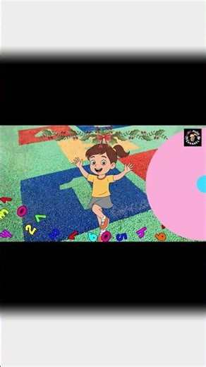 Schoolyard Number Hop | Number Song for Kids #kidsshorts #kidsmusic #preschool #schoolyard #numbers